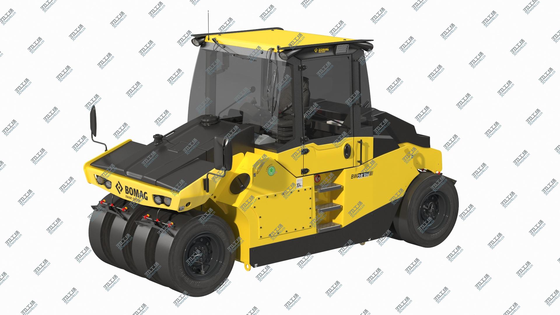 images/goods_img/202104091/Bomag BW 28 RH Pneumatic Tired Compactor 3D model/2.jpg